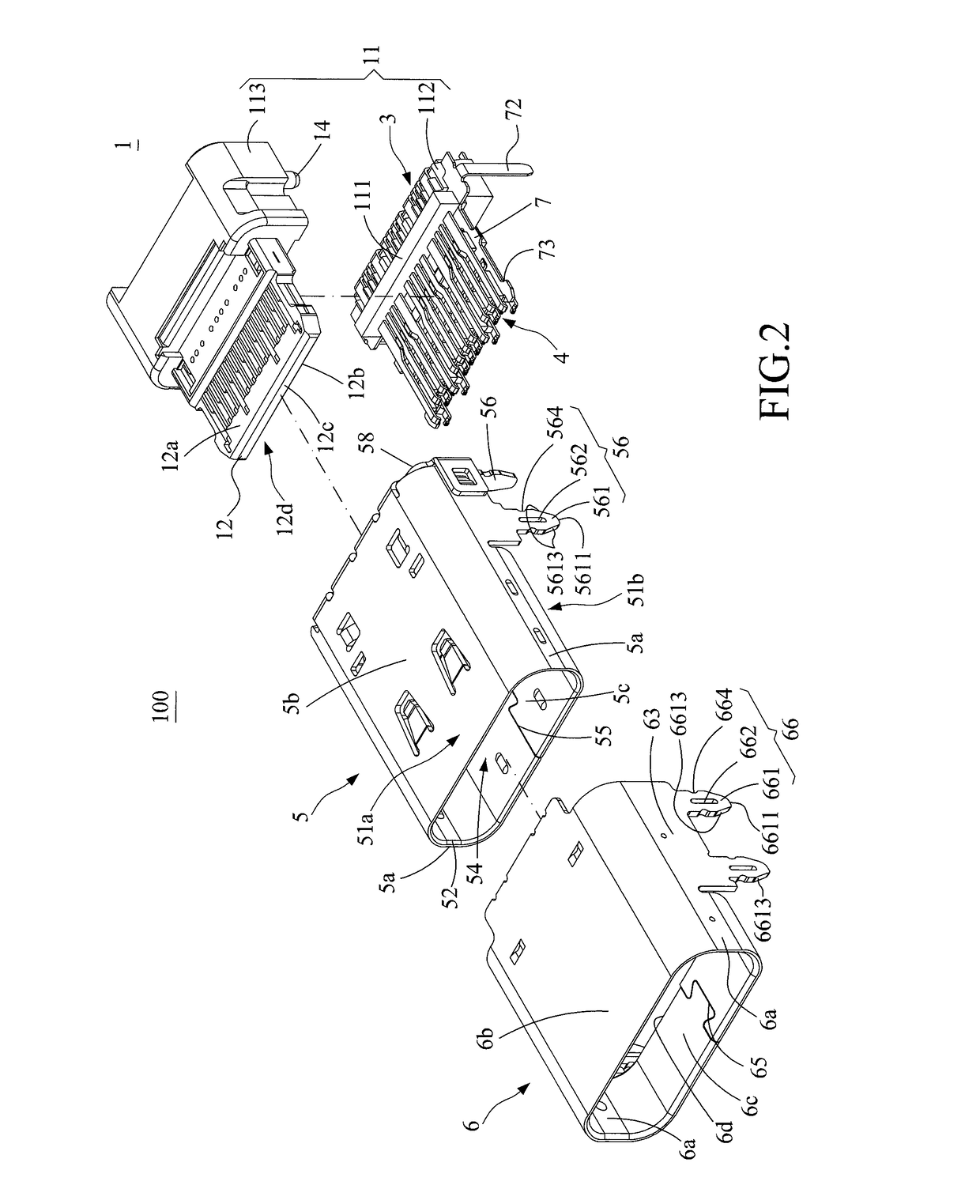 Electrical receptacle connector