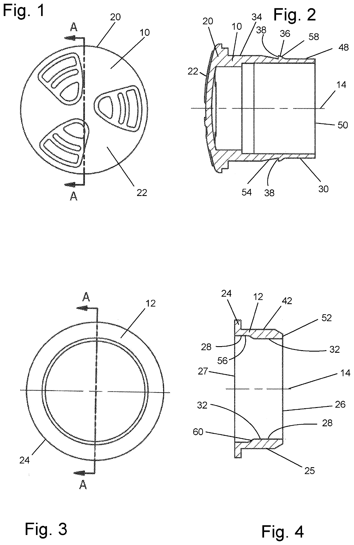 Panel mount for mounting signalling and control devices on control panels