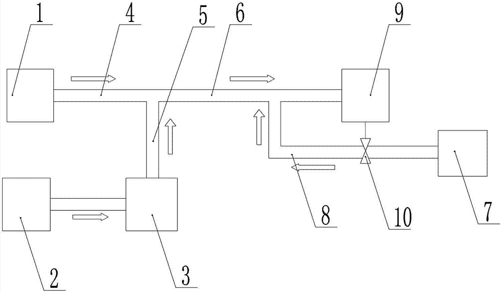 Long-distance wet type concrete spraying method