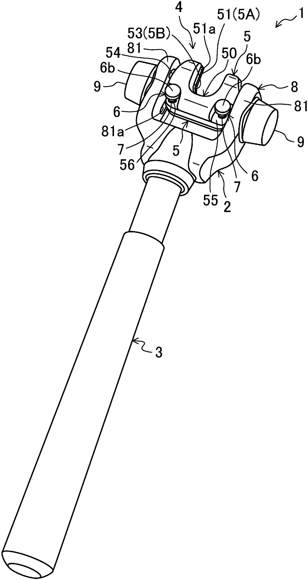 Electrode pad removal device and hammer