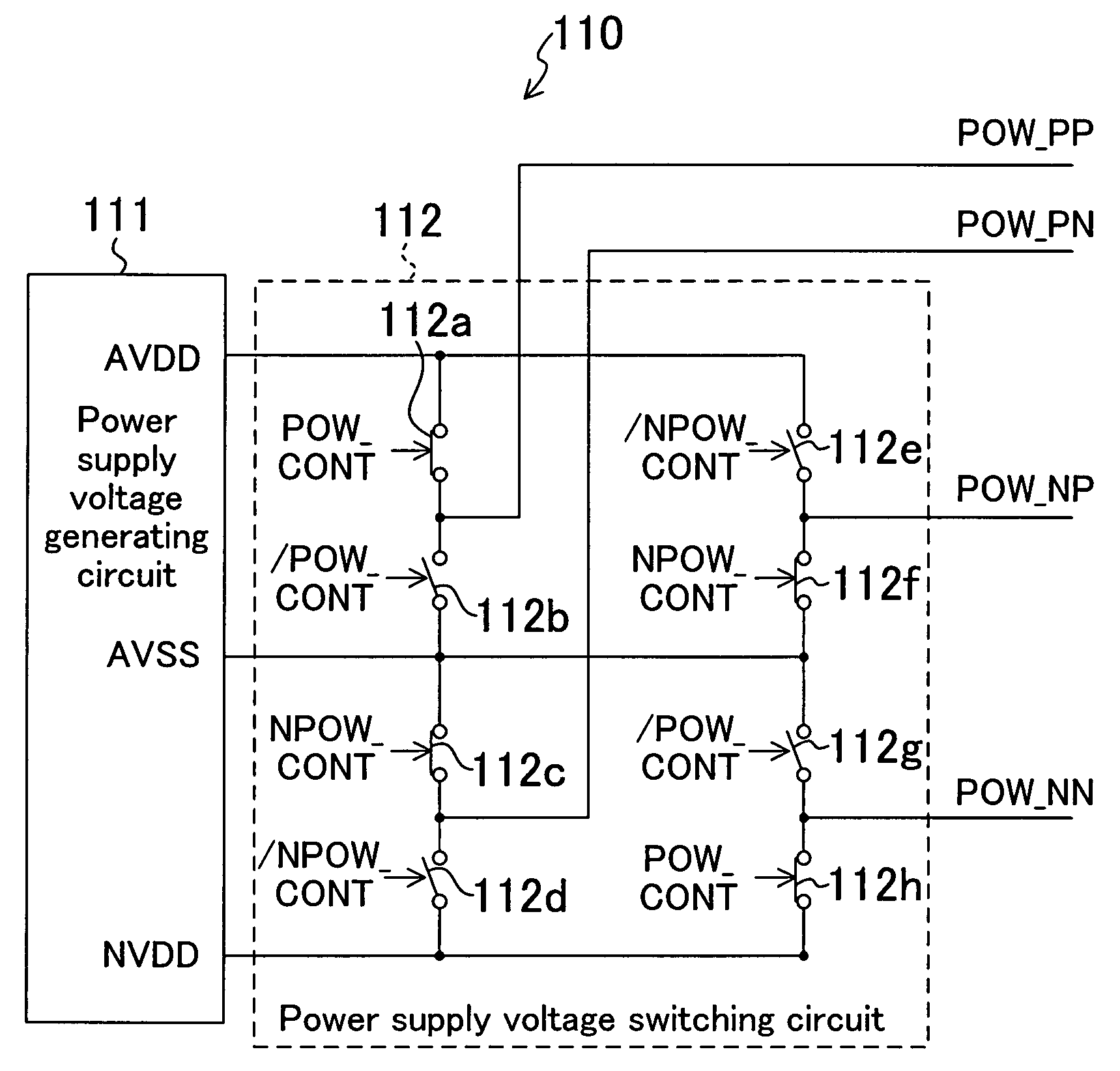 Driving voltage output circuit