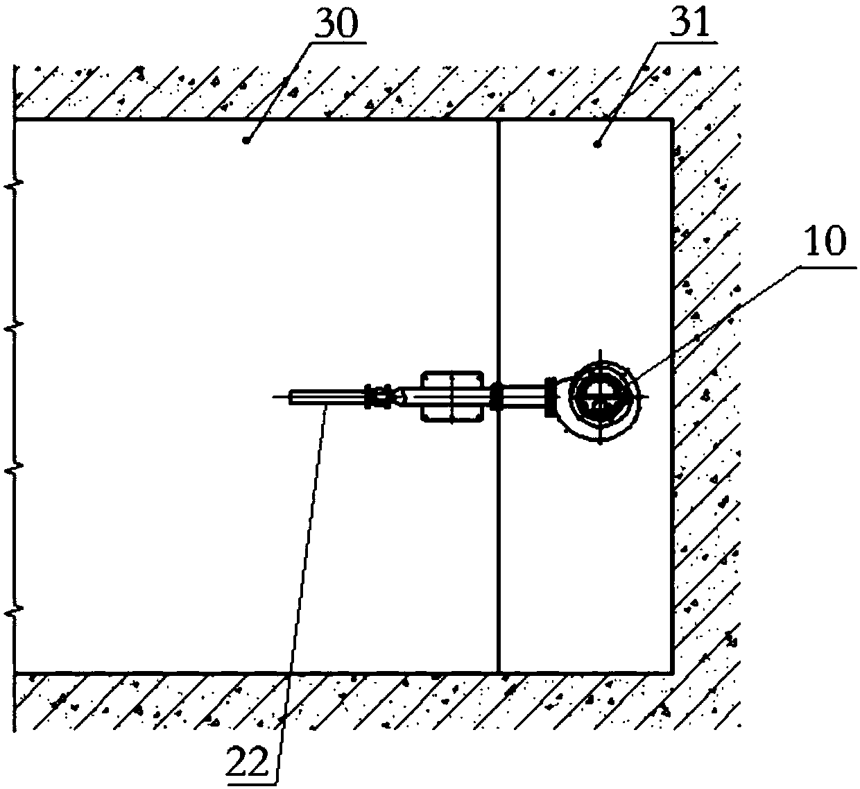 Rainwater storage tank injection type aeration device, aeration method and rainwater storage tank