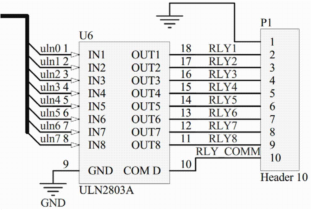 Multichannel low-current collection method and system based on single chip microcomputer control