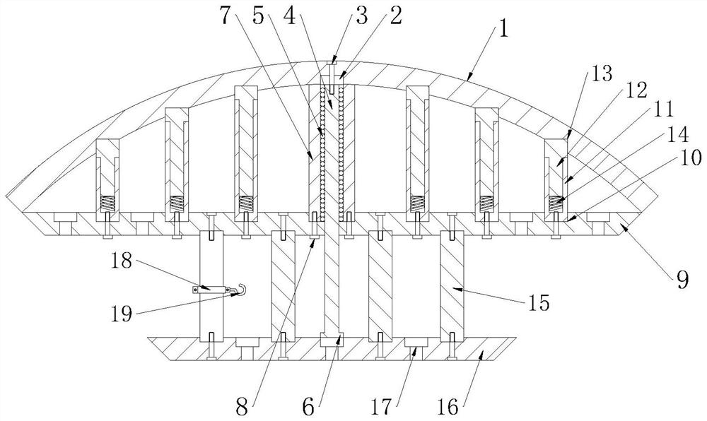 High-strength anti-collision beam for agricultural machinery