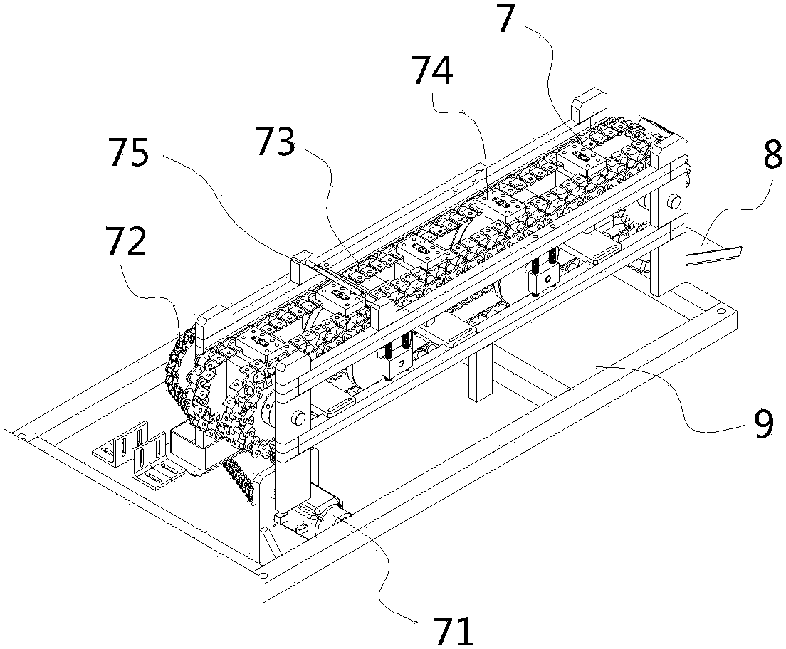 Automatic transistor element tapping machine