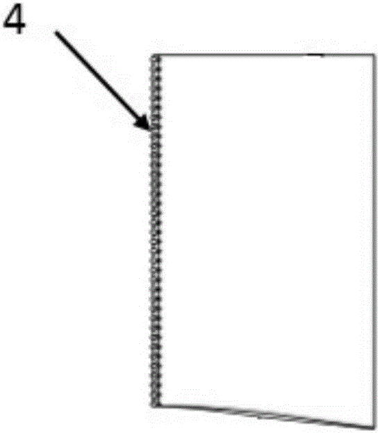 A kind of compressor with ellipsoid convex structure leading edge blade