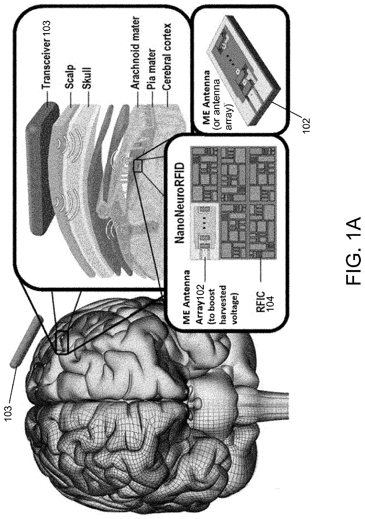 Implantable Devices Based on Magnetoelectric Antenna, Energy Harvesting and Communication