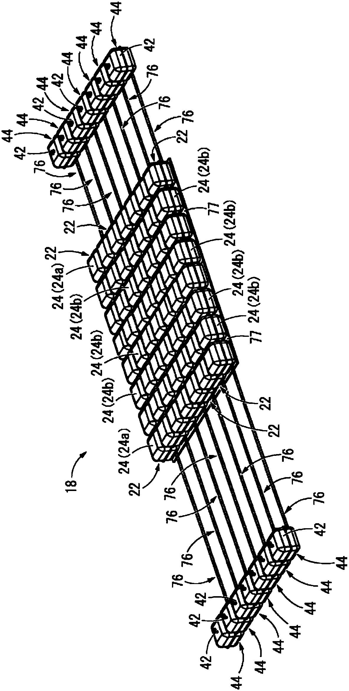 Body pressure support cushion and auxiliary cells constituting same