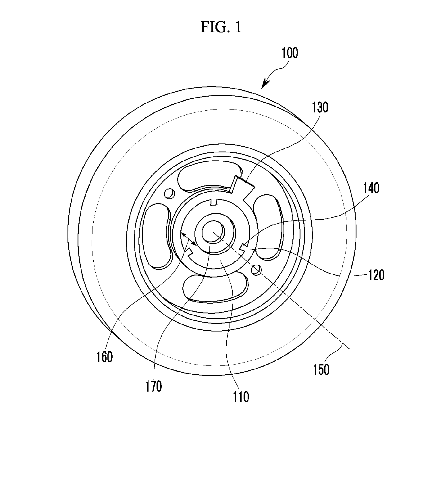 Balance adjustment device of rotating body and power delivery system using balance adjustment device