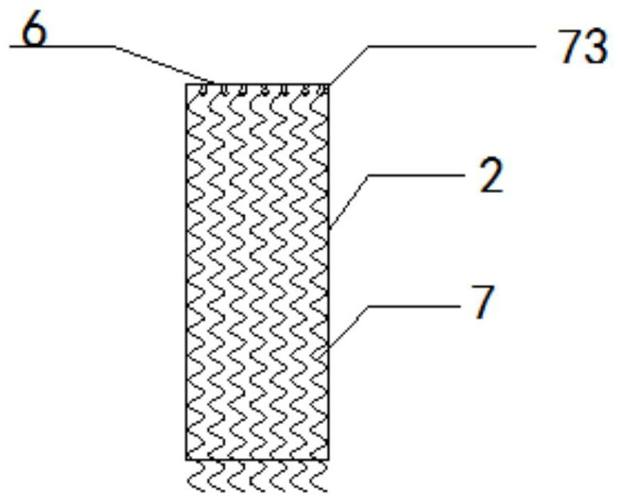 Device and method for removing hydrogen sulfide with gas-phase material liquid membrane bed