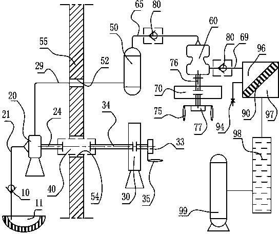 Titanium alloy flange apparatus for man-powered fresh water generation for island reefs