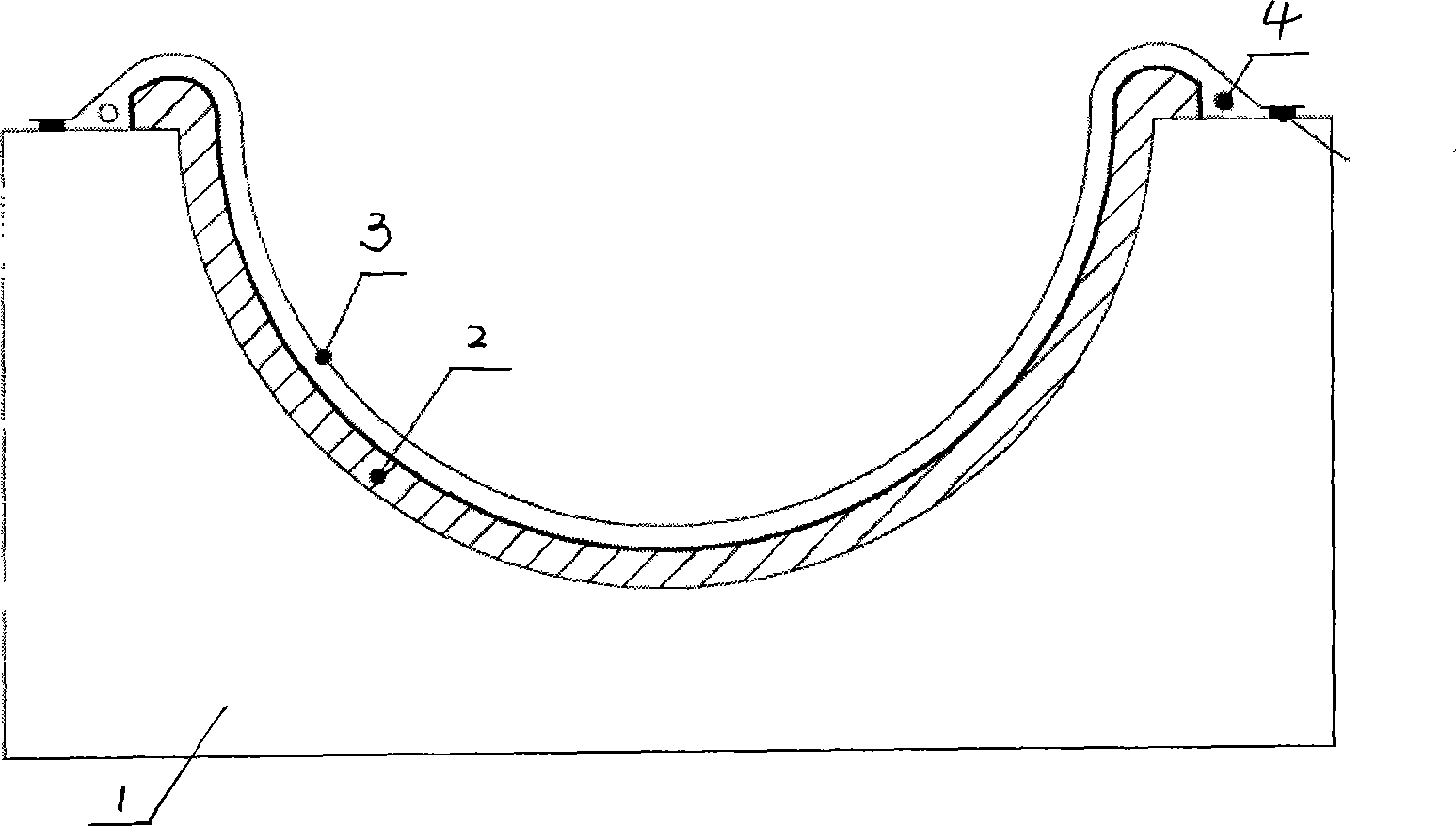 Method for manufacturing megawatt wind power generator blade root