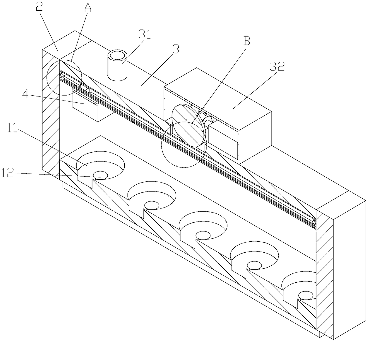 Garden plant seedling culture device capable of increasing survival rate of seedlings