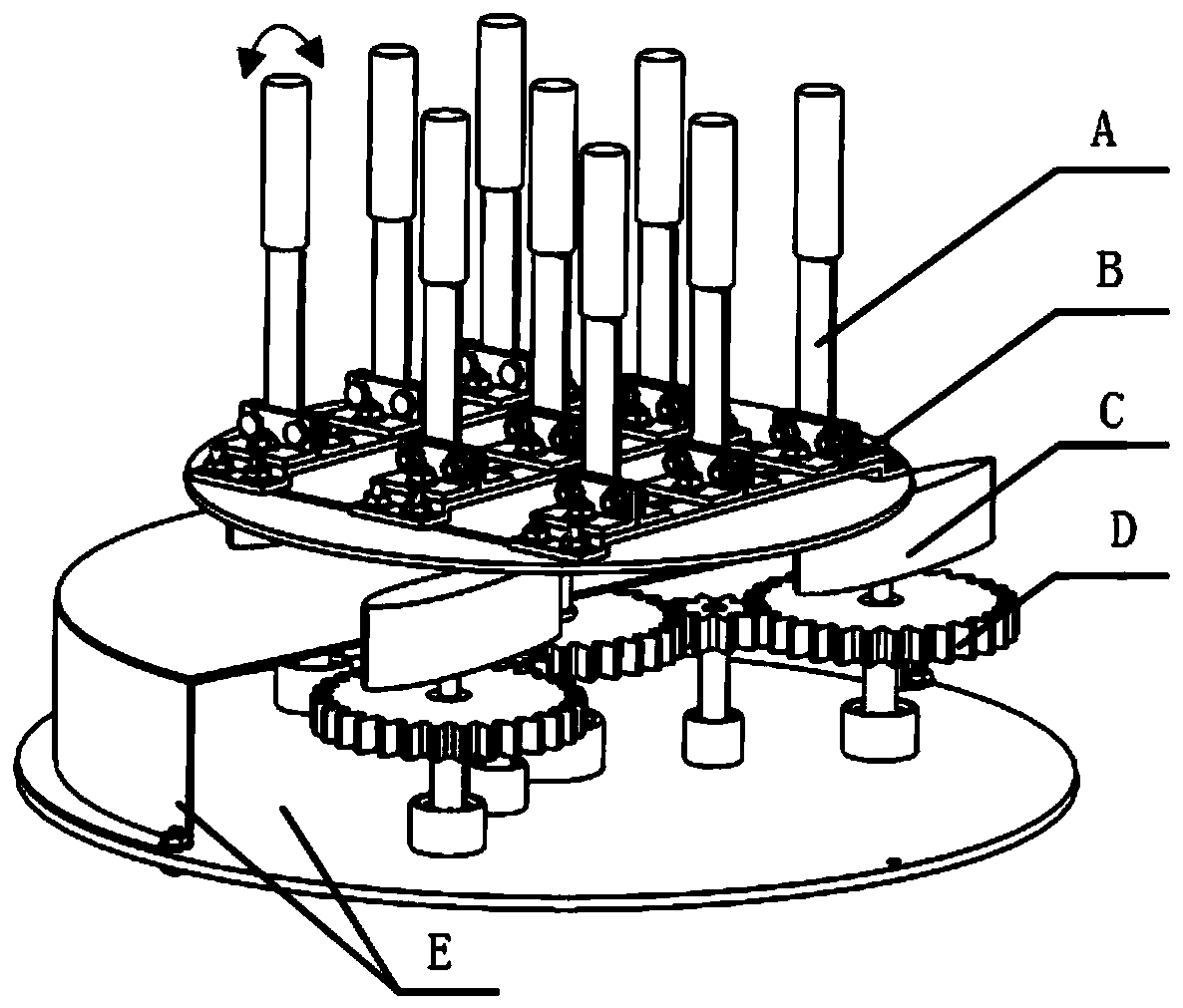 Array arrangement type piezoelectric energy harvester applied to non-directional flow