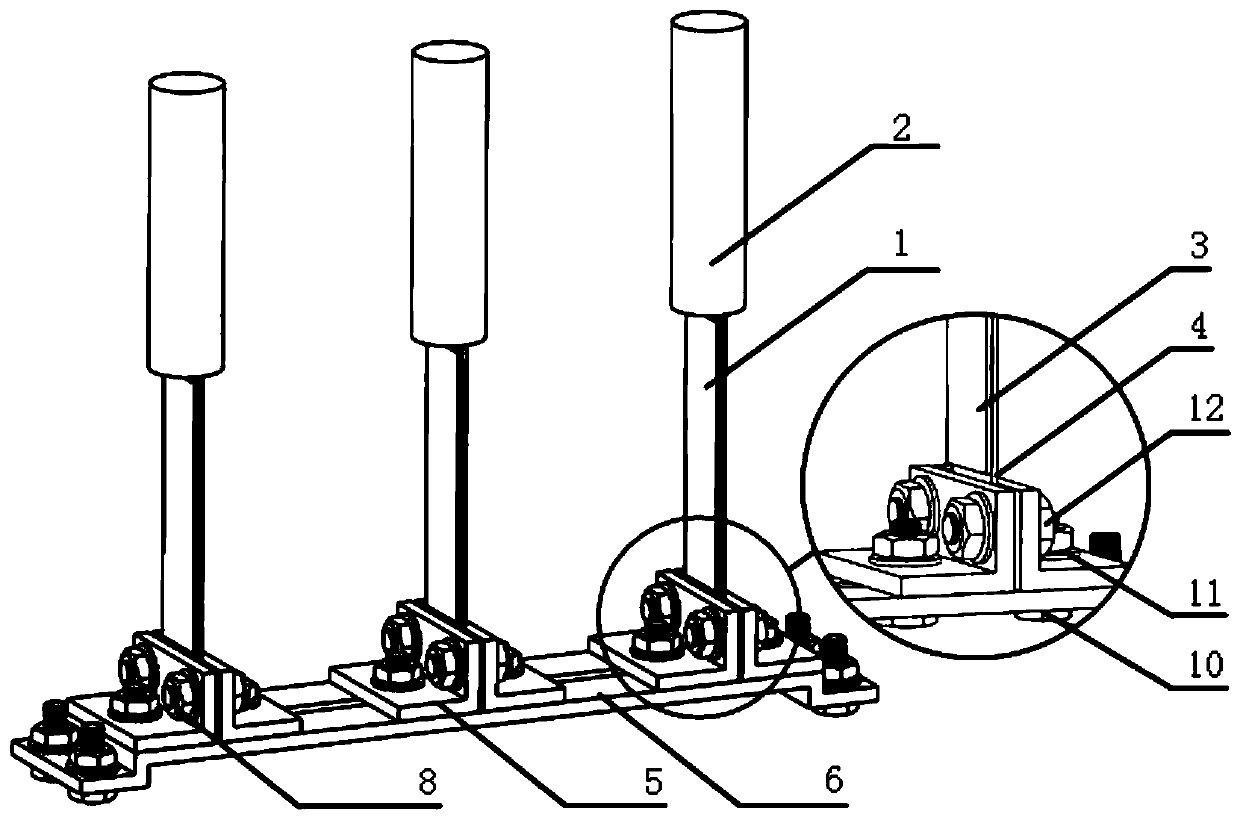 Array arrangement type piezoelectric energy harvester applied to non-directional flow