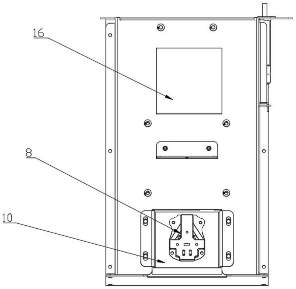 Battery compartment for intelligent battery replacement cabinet