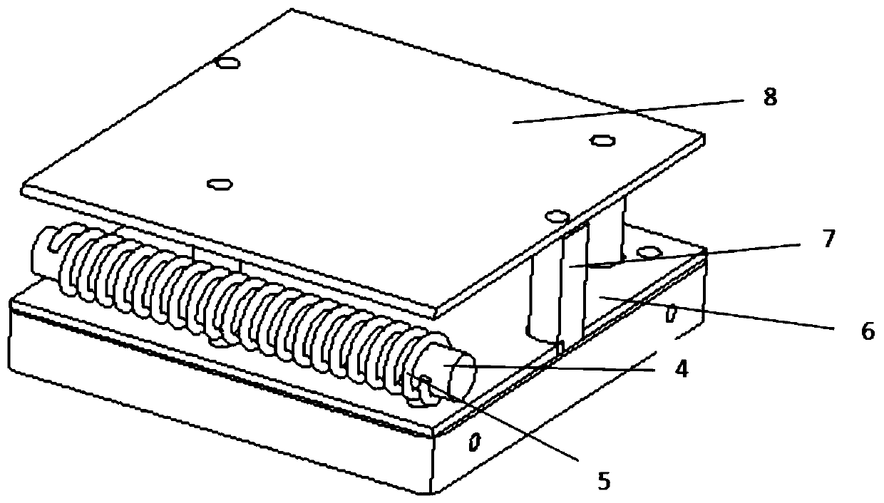 Power line carrier radiation detection device