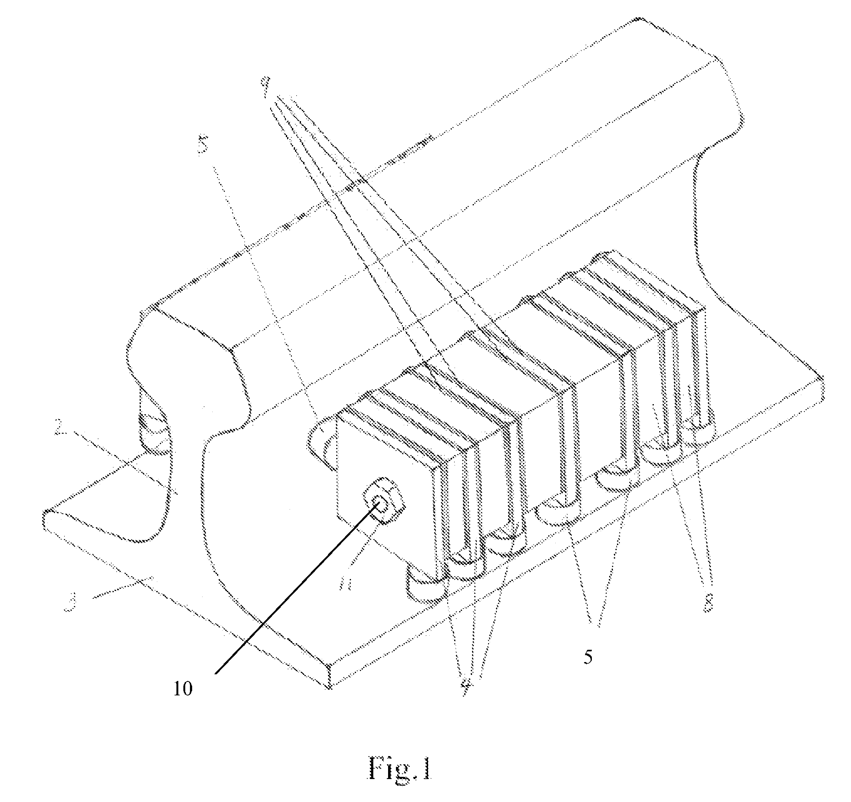 Tunable vibration absorbing device