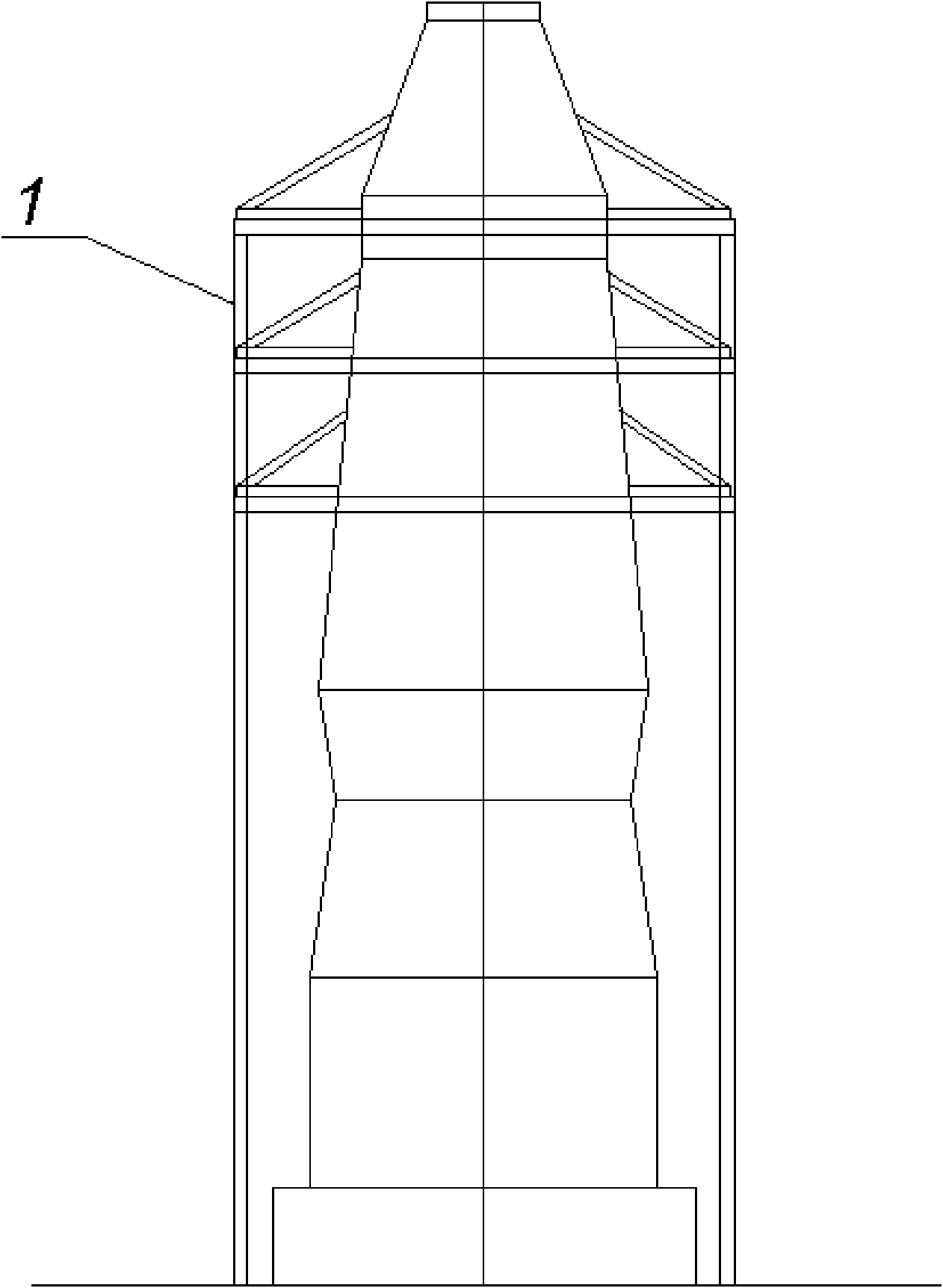 Replacing method of blast furnace shell and water wall
