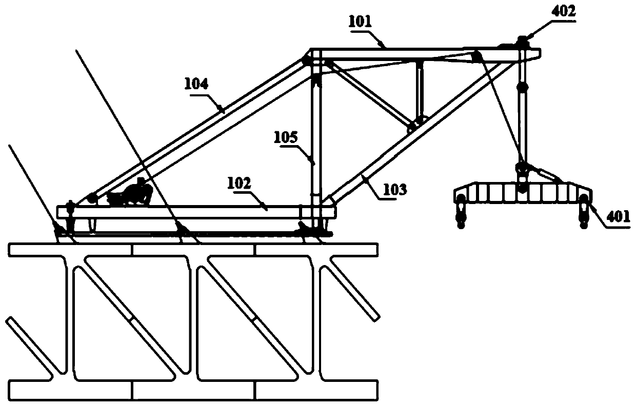 Assembly type large-tonnage girder erection hoister and girder erection method