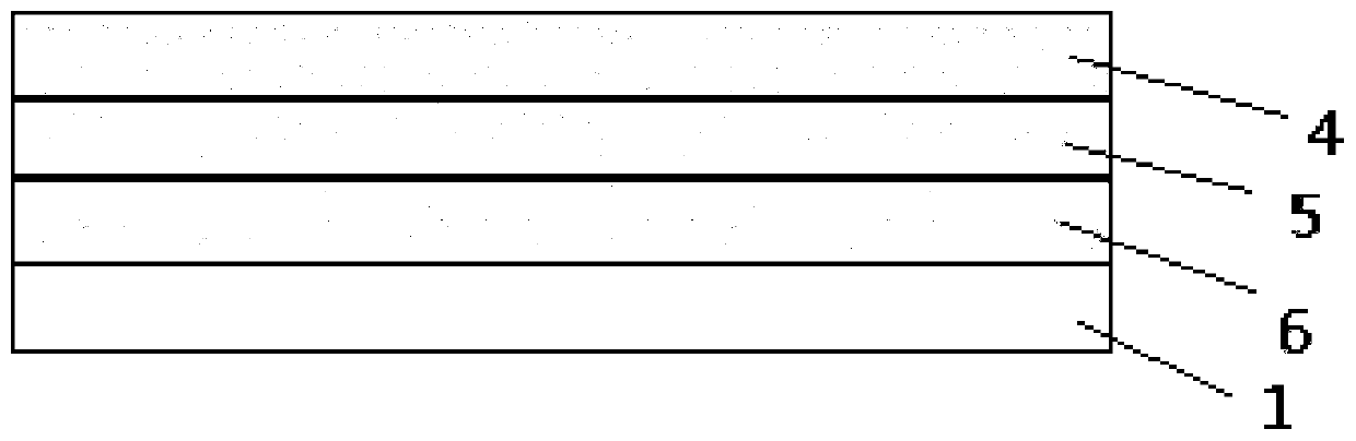 Novel ingot casting crucible sticking film and preparation method thereof