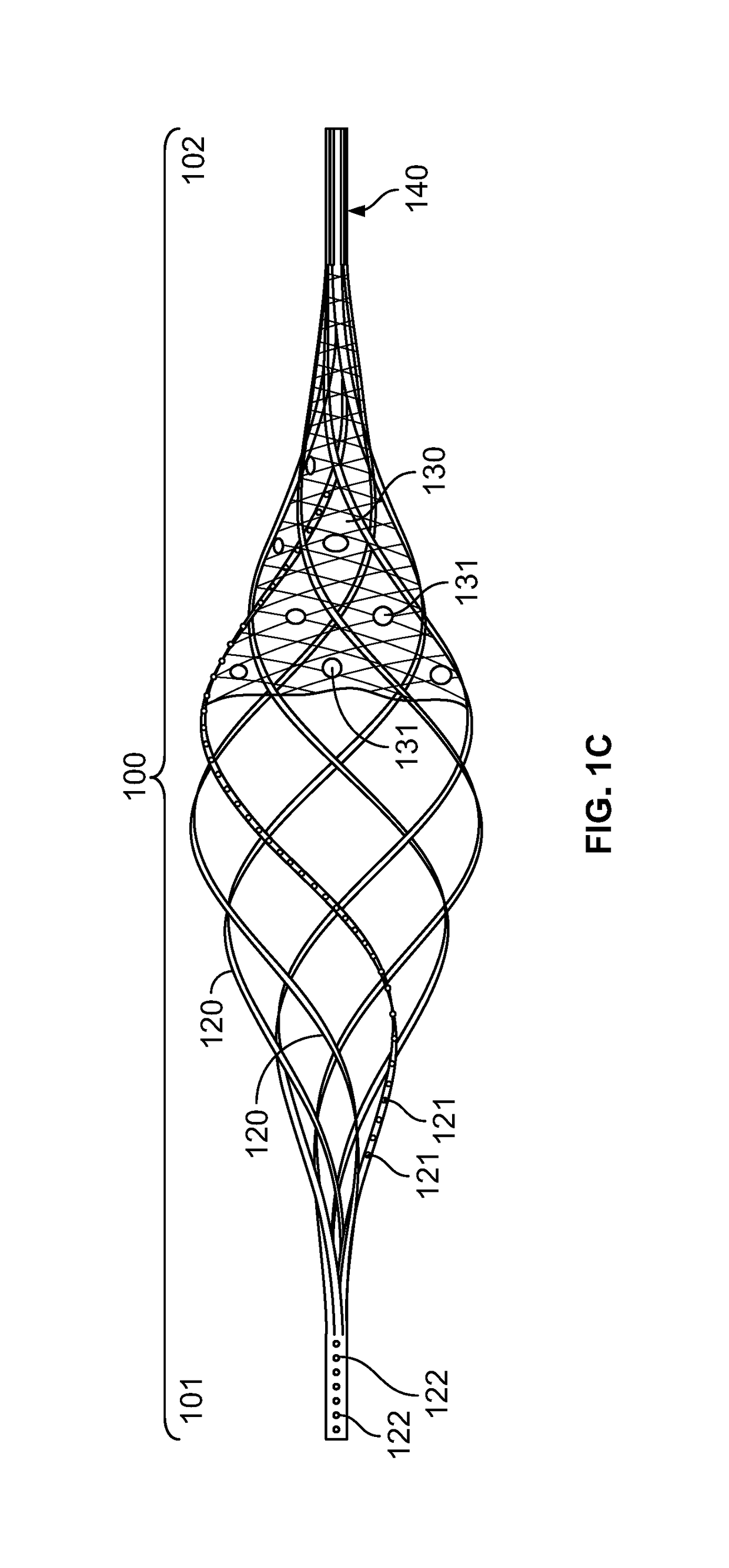 Basket for a catheter device