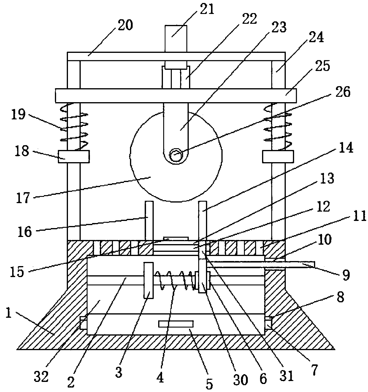 An adjustable high-efficiency cutting device for thermal insulation drainage pipes