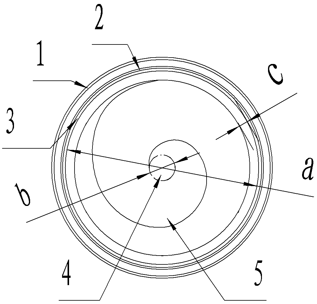 Spiral solar heat collecting pipe