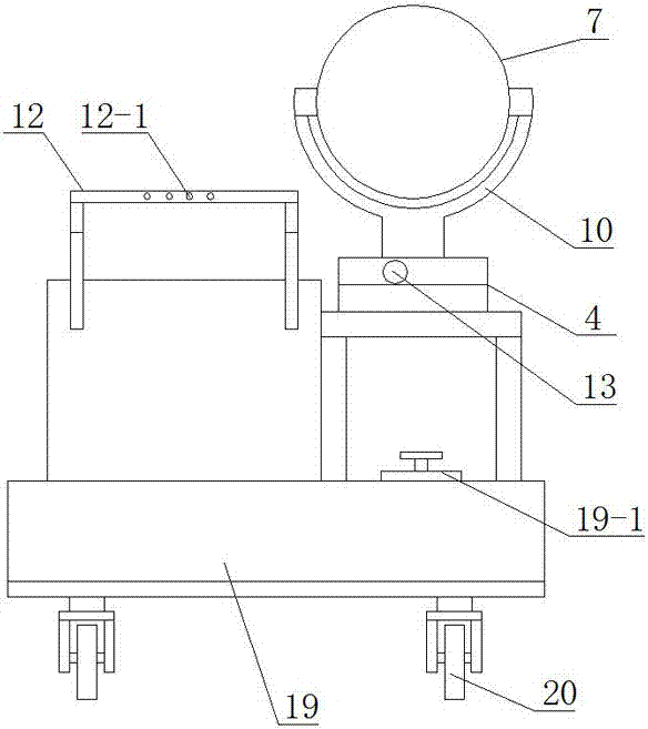 Trolley for adjusting temperature and humidity of chicken house