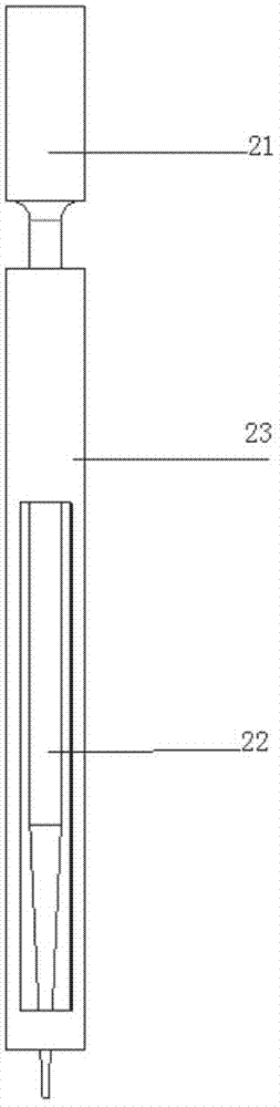 Biological chip sample application device and usage thereof