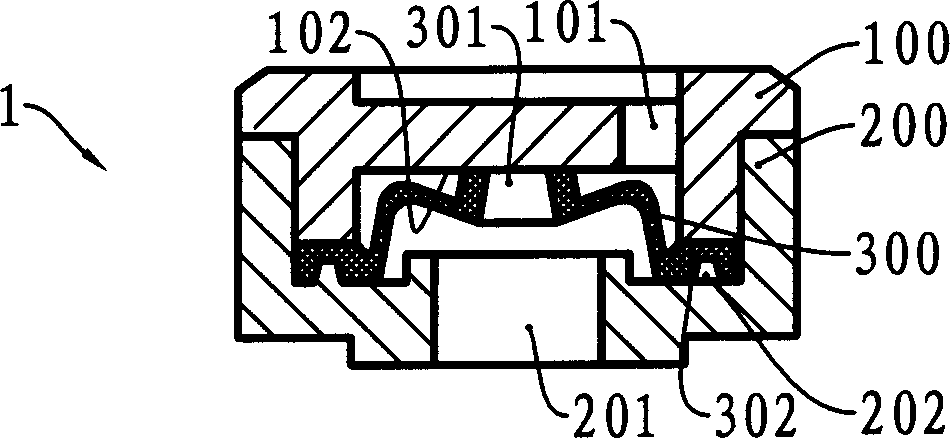 Valve assembly and ink cartridge