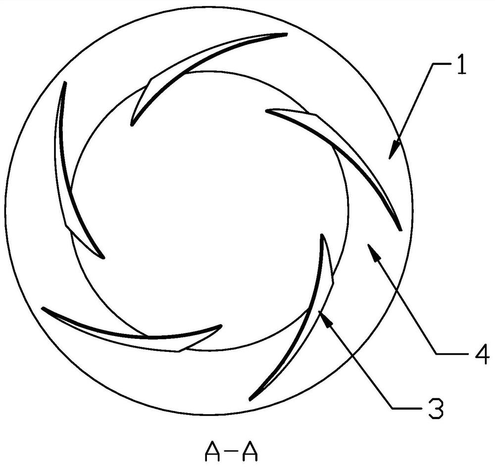 Backward centrifugal fan efficiency-increasing wheel disc and backward centrifugal fan