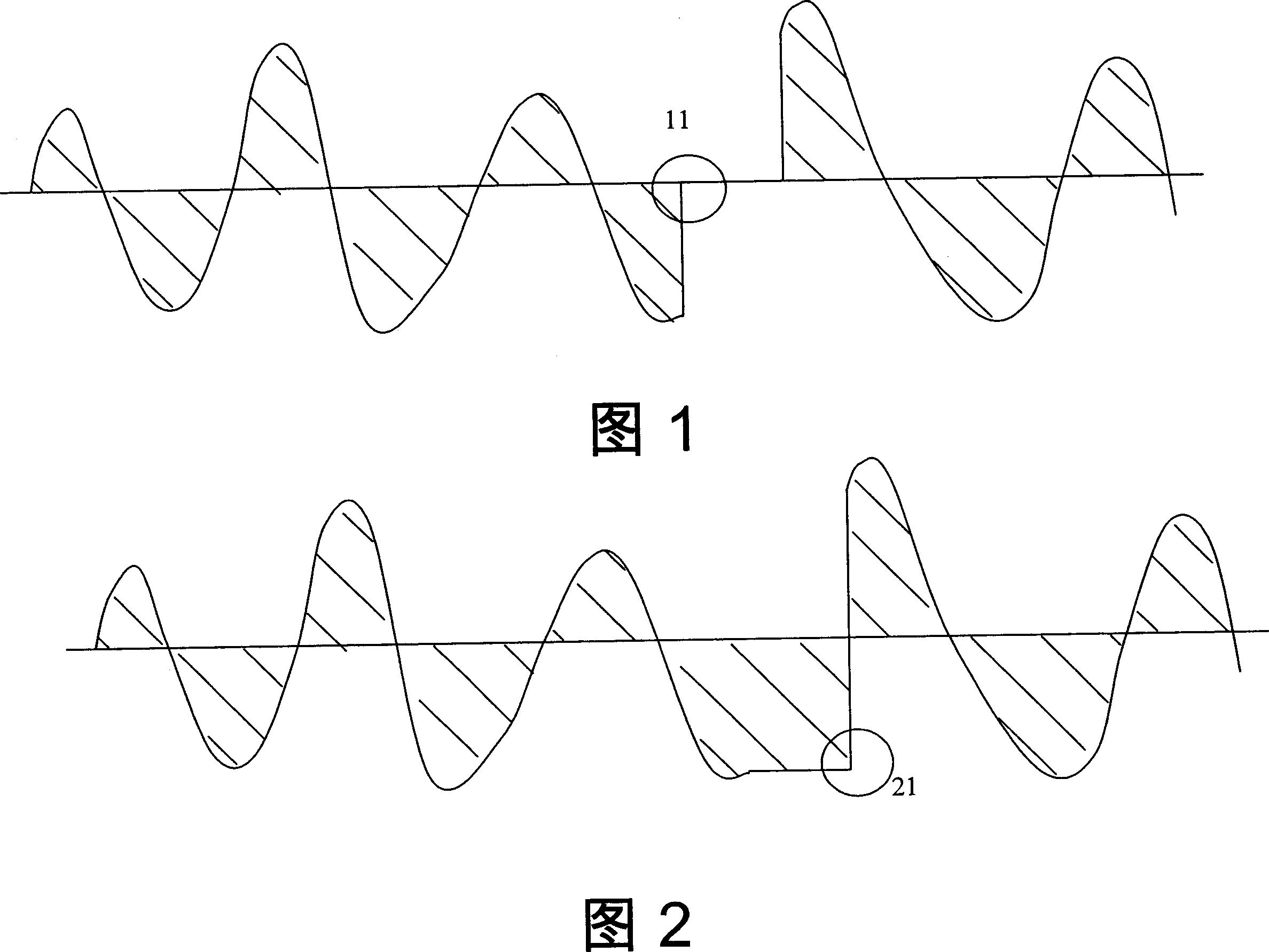 Audio-frequency decoding method, audio-frequency decoder and mooth filtering-wave method therein