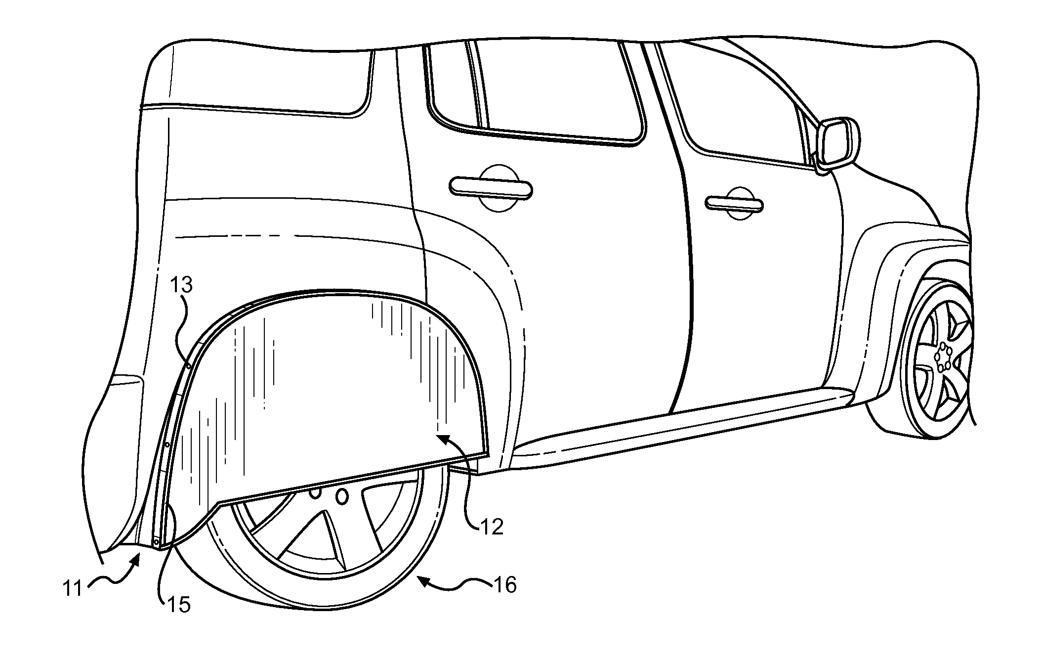 Combination Wheel Skirt Cover and Mud Guard