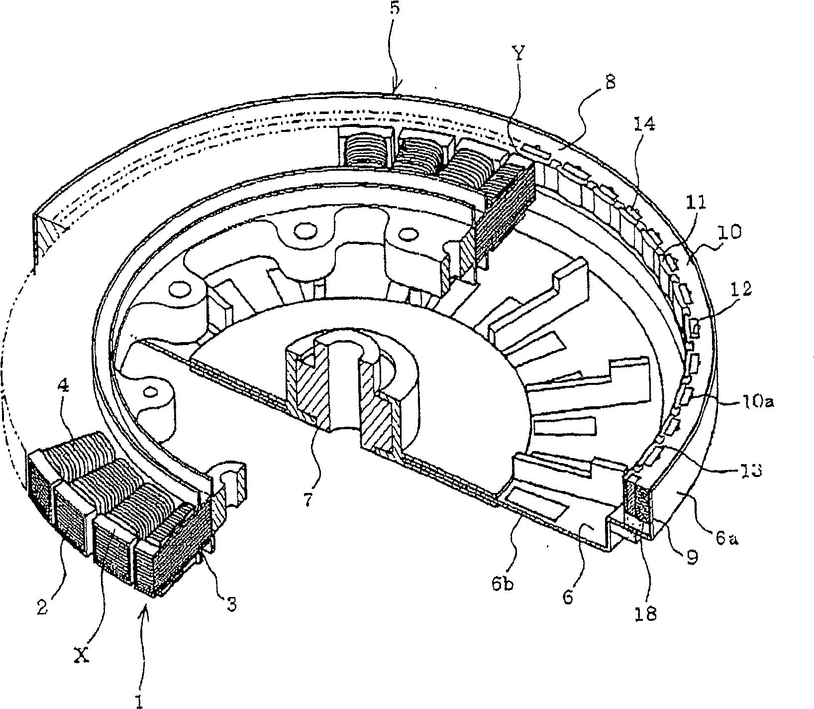 Outer-side-rotation rotor for dynamo-electric machines