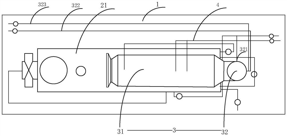 Integrated natural gas production skid-mounted device of condensate oil and gas reservoir single-well gas gathering station