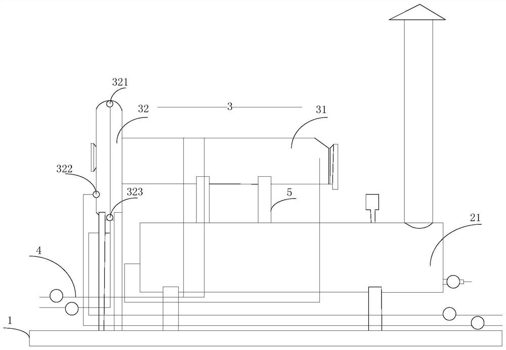 Integrated natural gas production skid-mounted device of condensate oil and gas reservoir single-well gas gathering station