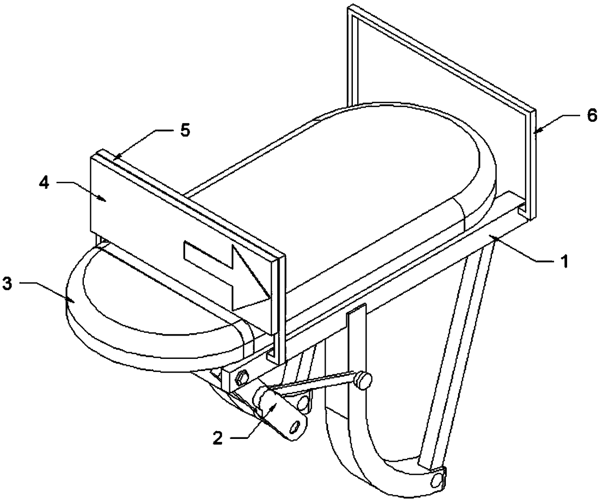 Novel steering reminding backseat