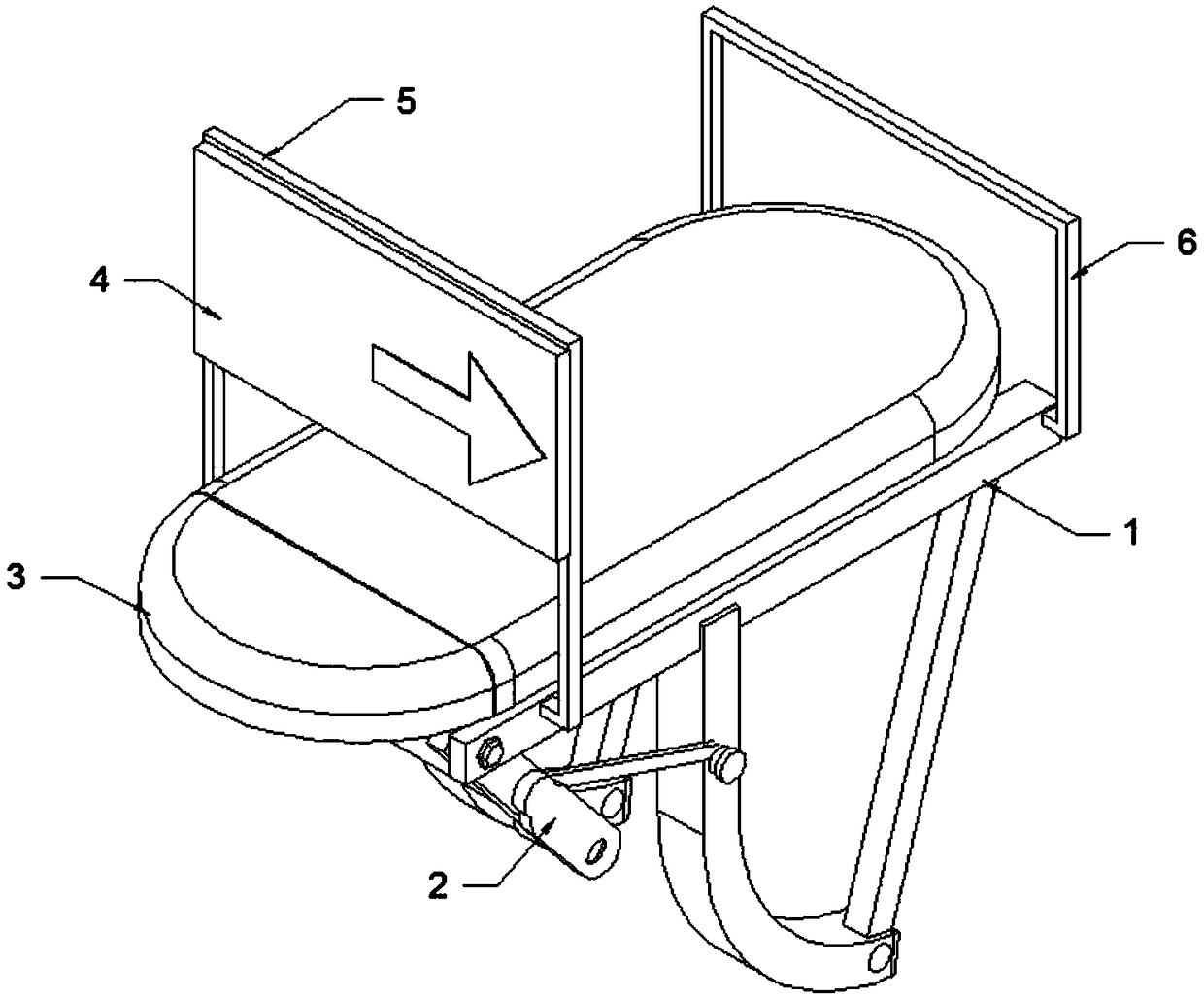 Novel steering reminding backseat