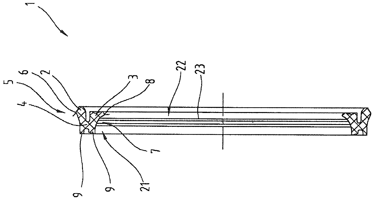 Plug-in coupling seal for a fluid line of a drive motor