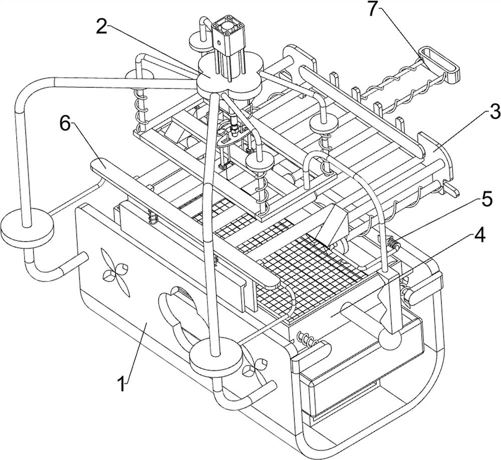 Sesame batch threshing machine