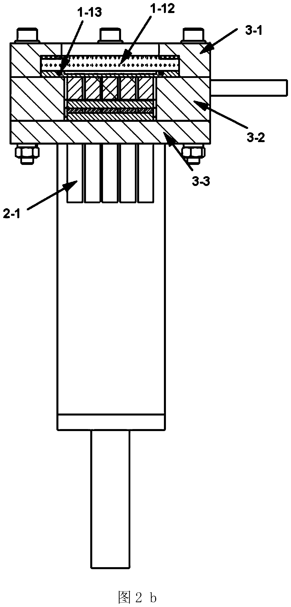 Horizontal non-uniform indirect heating rectangular channel flow visualization test apparatus