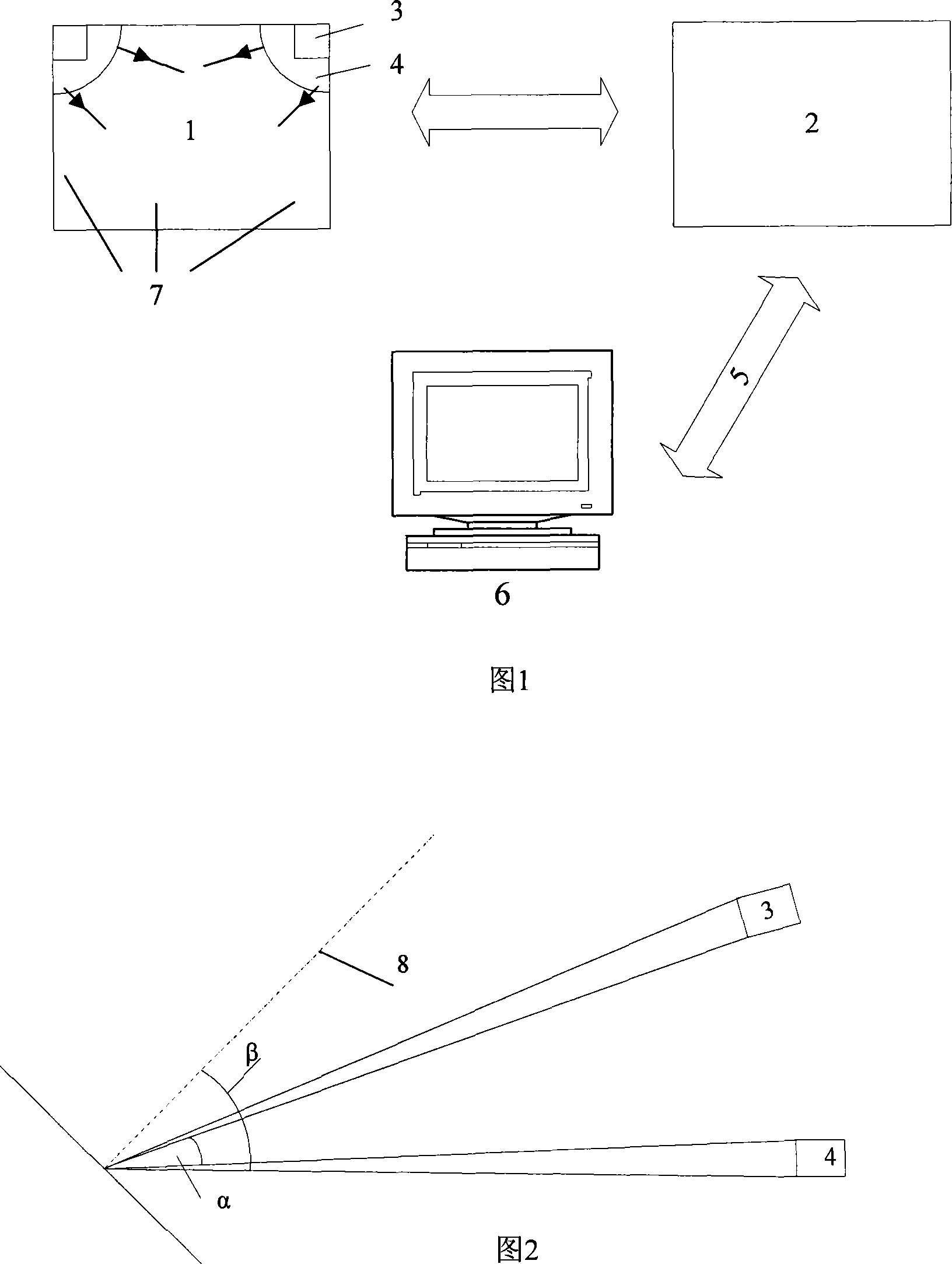 Touch panel based on infrared pick-up and its positioning detection method