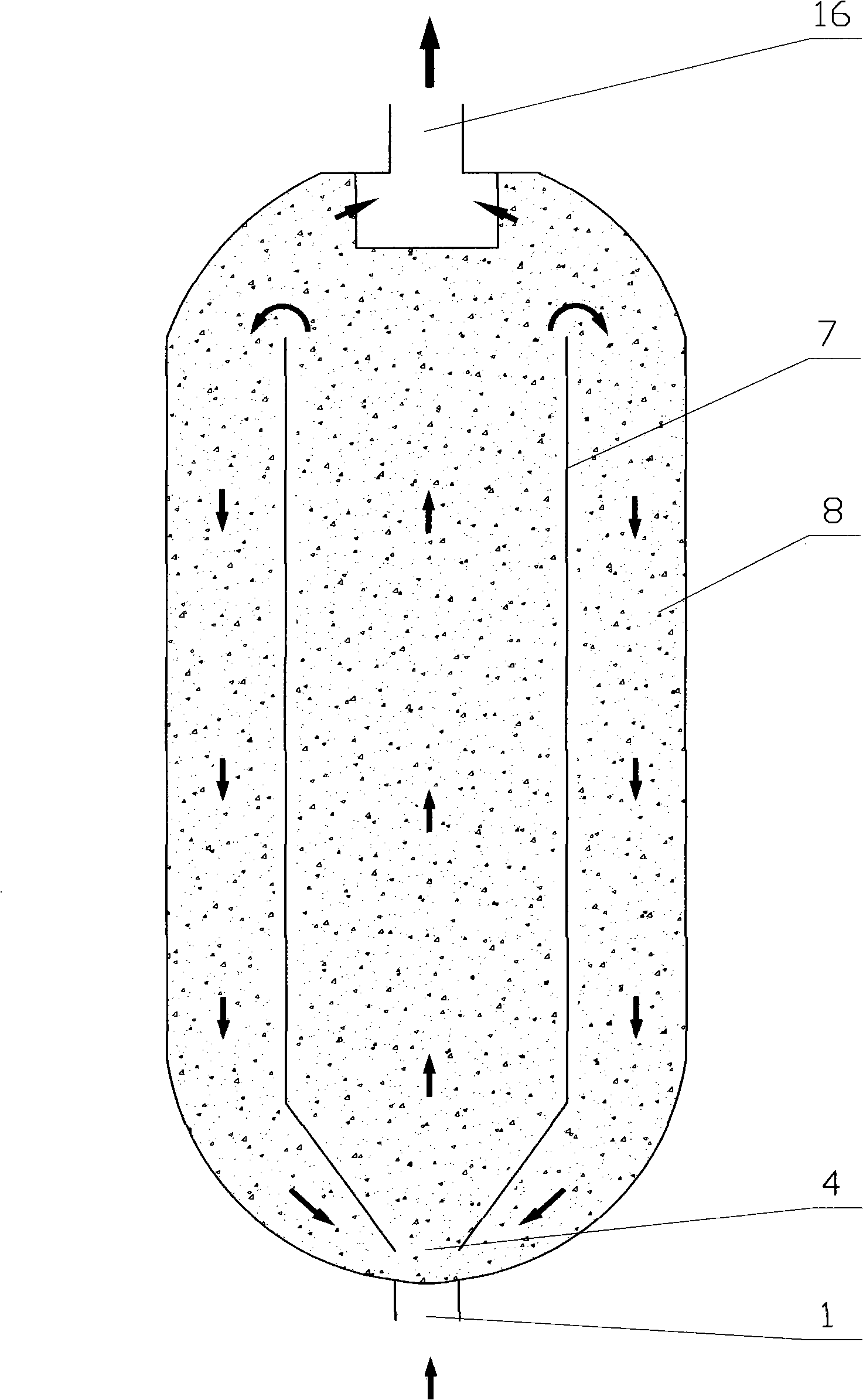 Water treatment unit with dynamic state material