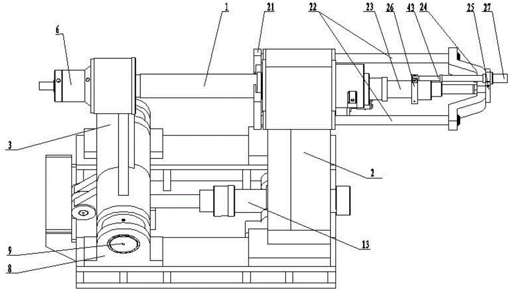 Large vertical type composite ring rolling mill and control method
