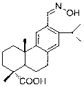 Oximido dehydroabietic acid compound and synthesis method thereof