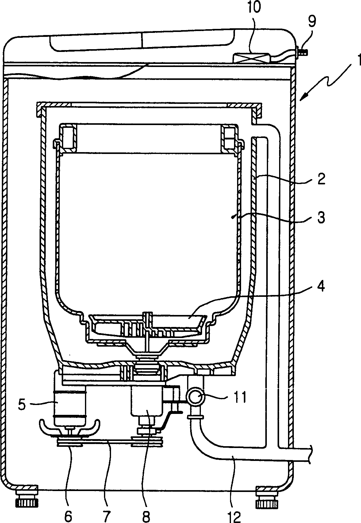 Controlling method for washing procedure of washer