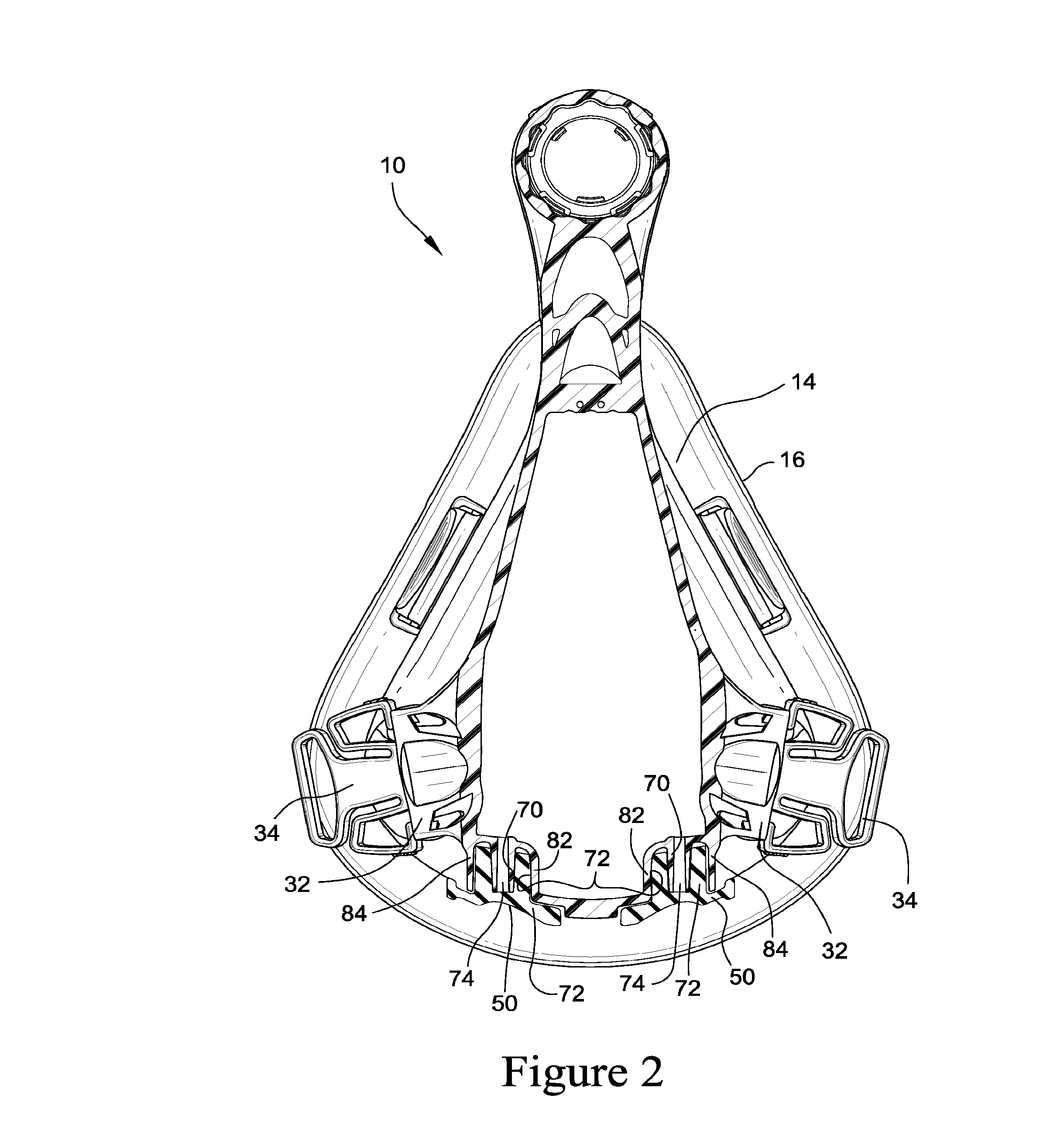 Supplemental gas delivery device for mask assembly