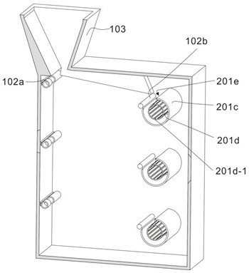 A multi-stage crushing device for solid waste recycling