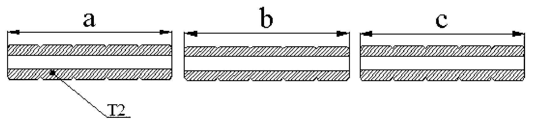 Efficient precise blanking method for pipe thermal stress prefabrication microcracks